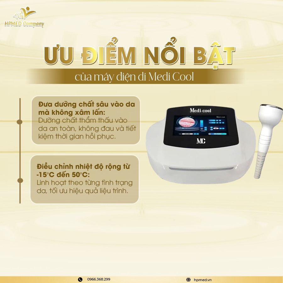 Máy Điện Di Medi Cool Hàn Quốc