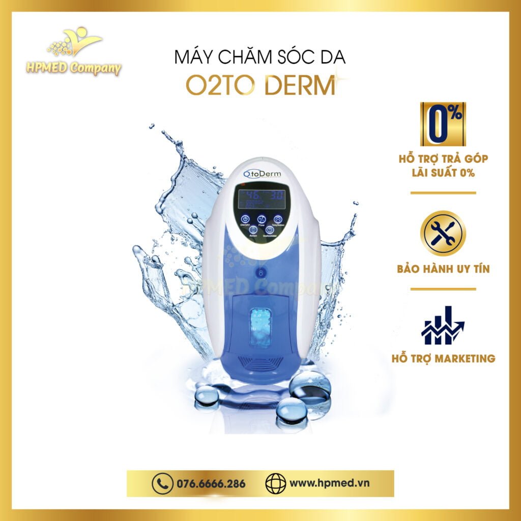 Máy Chăm Sóc Da O2to Derm - Công Nghệ Làm Đẹp Từ Oxy Tinh Khiết 2025