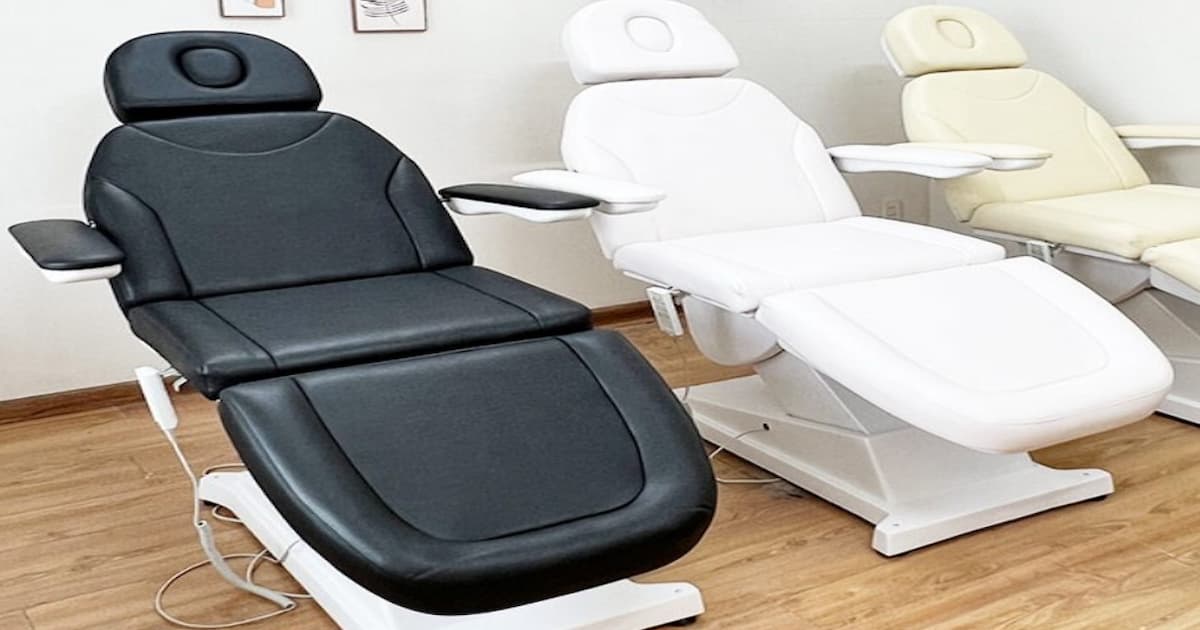 Ghế Chỉnh Điện Spa Phun Xăm - Nâng Tầm Thương Hiệu Spa 2025