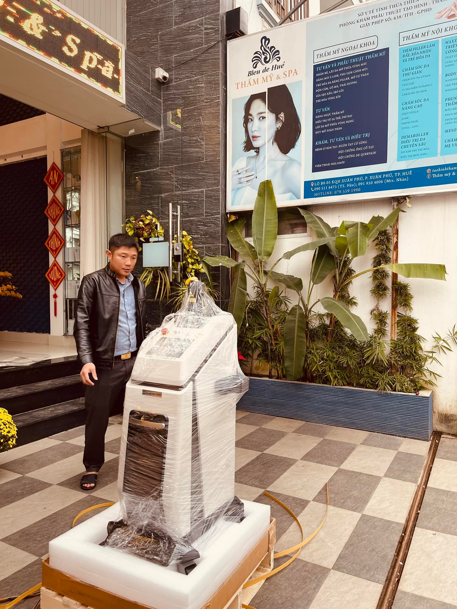 Chuyển giao máy Laser CO2 Fractional Pentagon Hàn Quốc ✅ | Phòng Khám Bleu De Huế & HPMED 5 Chuyển giao may laser co2 fractional pentagon cho Phòng Khám Bleu De Huế - 05