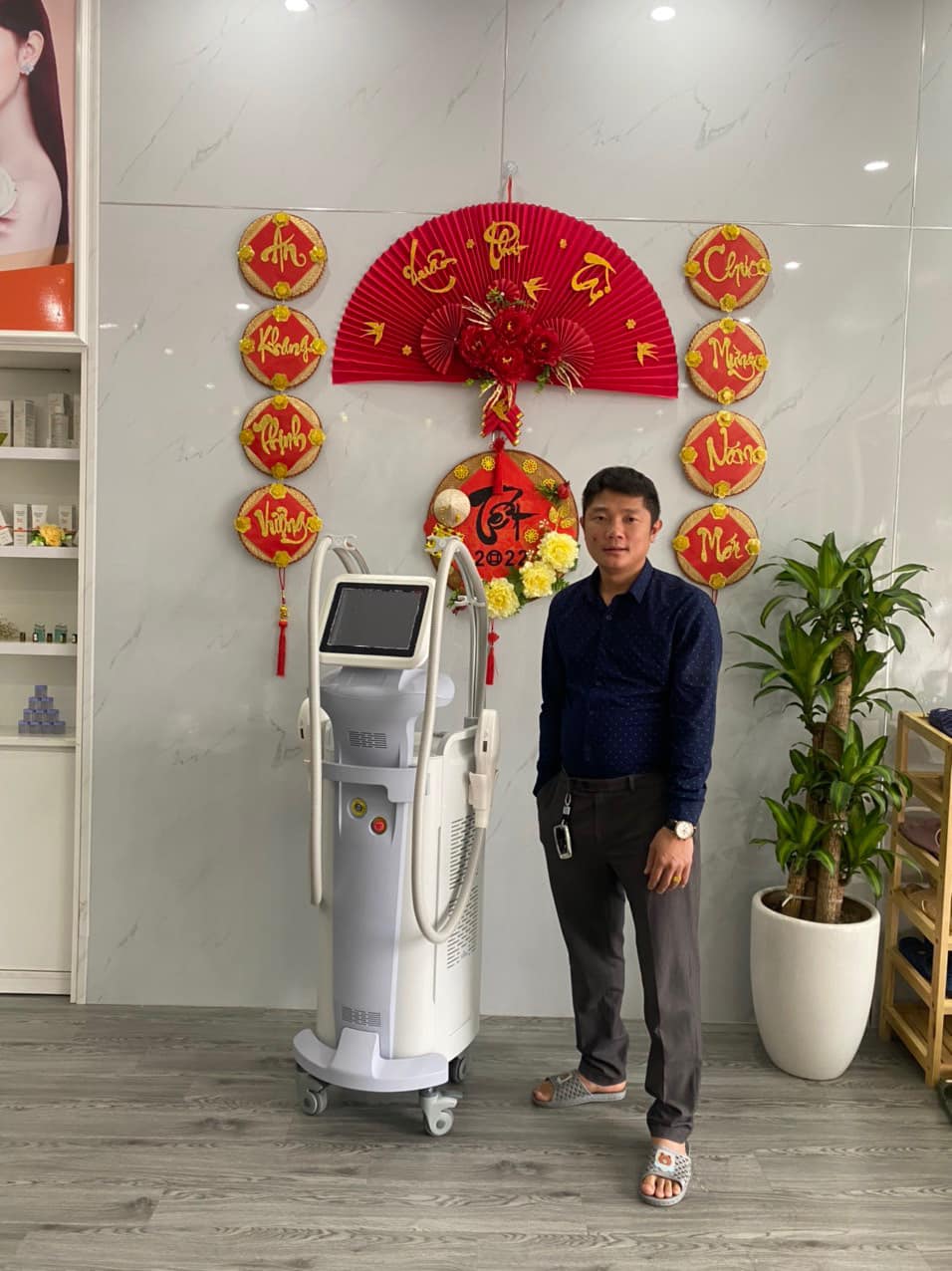 Chuyển giao máy triệt lông ipl bắc kinh cho Mai Phương Spa - 02