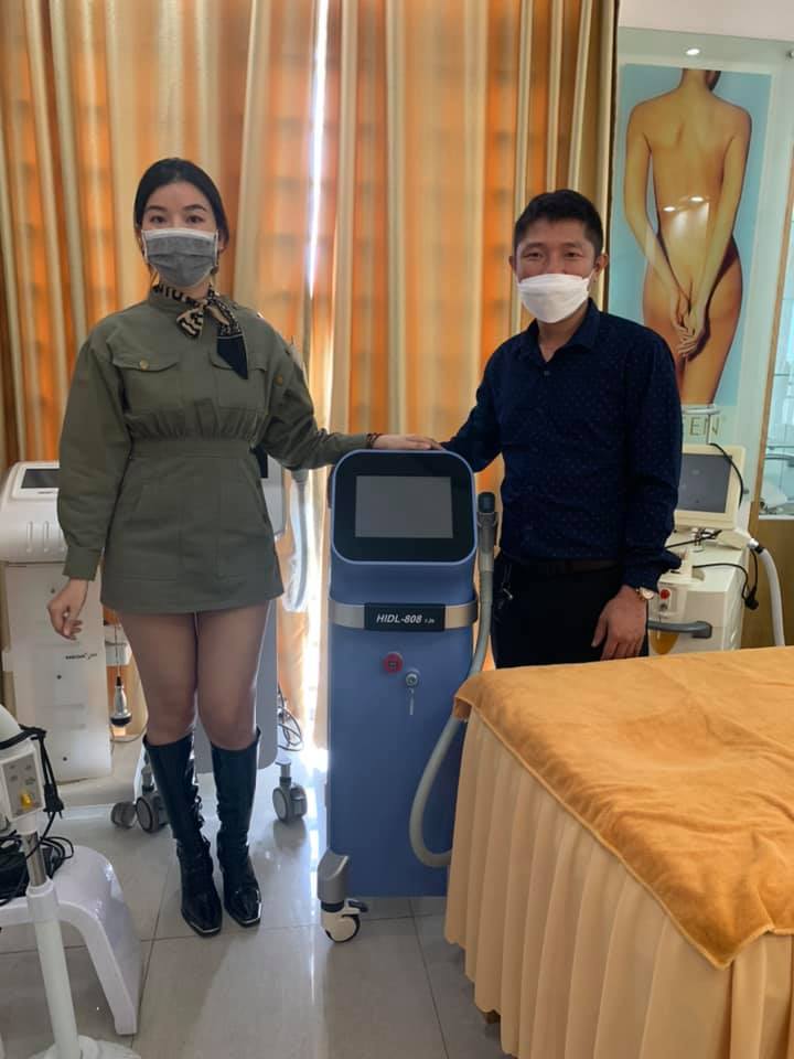 chuyển giao máy triệt lông diode laser bắc kinh cho Thẩm Mỹ Quỳnh Mai - Bác Sĩ Minh Sài Gòn - Tại Hạ Long Quảng Ninh - 04