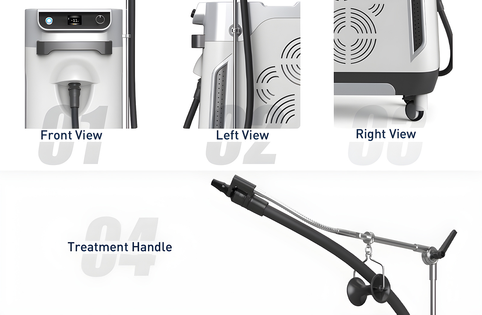 Máy thổi lạnh Cooling Sanhe Ứng Dụng Trong Da Liễu Thẩm Mỹ