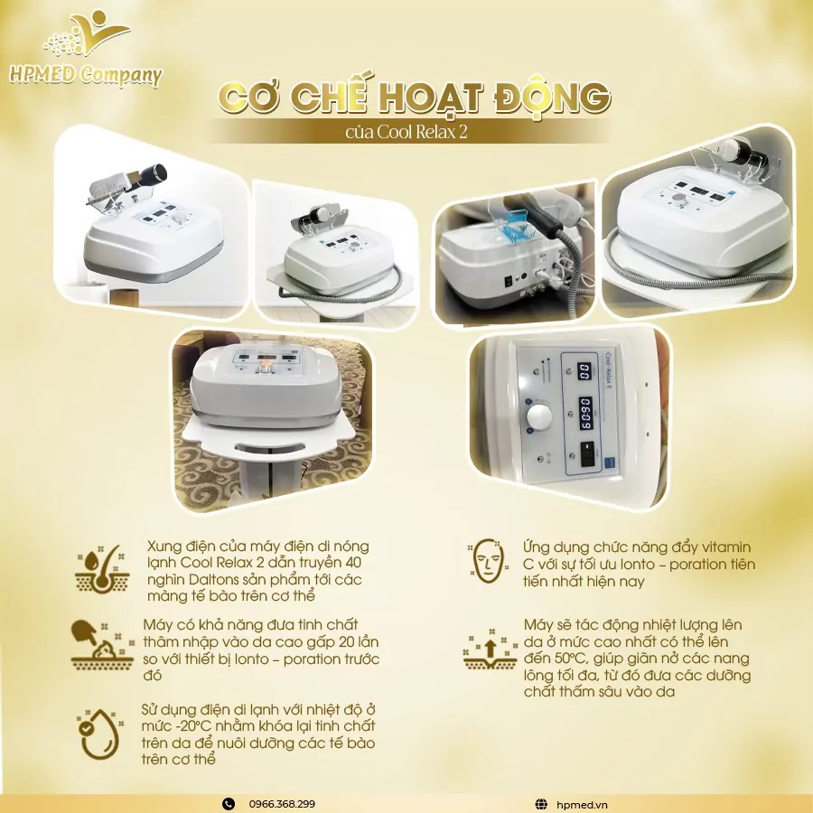 Máy Điện Di Cool Relax 2 – Hàn Quốc