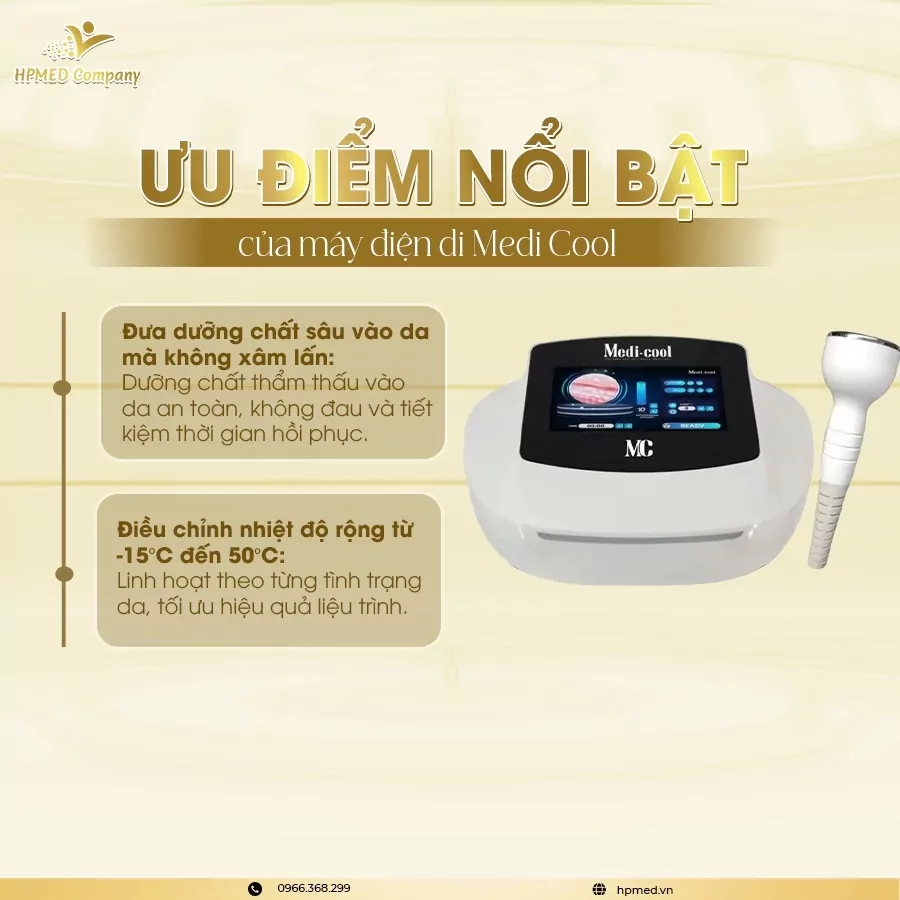 Máy Điện Di Medi Cool Hàn Quốc