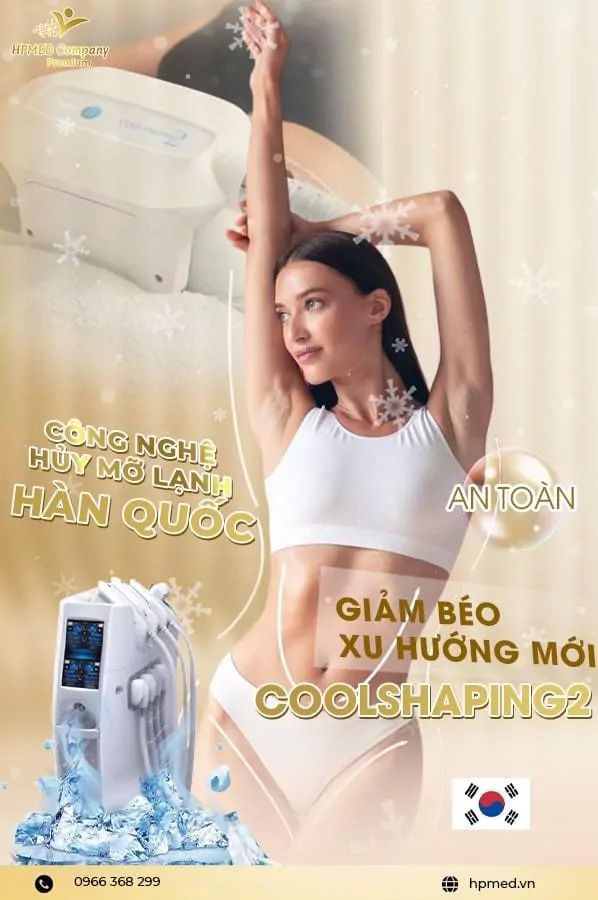 Máy Giảm Béo Quang Đông CoolShaping 2 Cao Câp Hàn Quốc