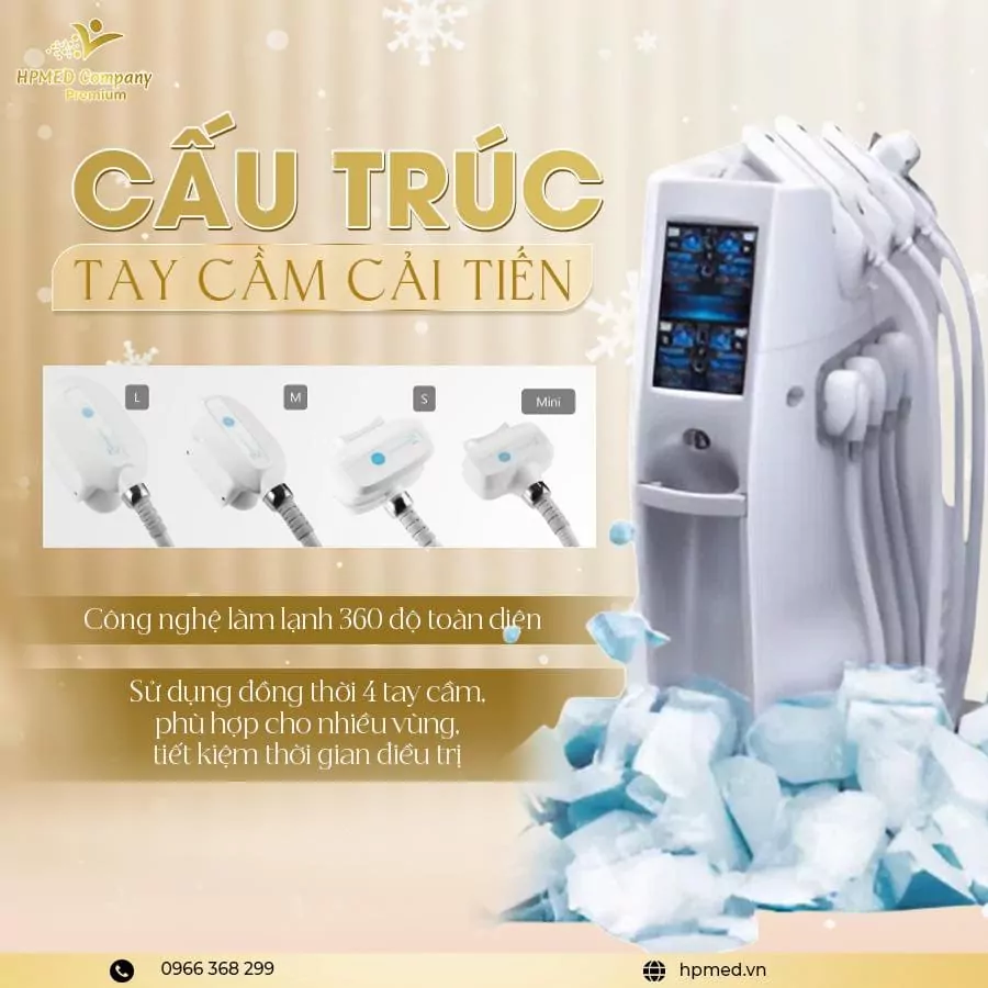 Máy Giảm Béo Quang Đông CoolShaping 2 Cao Câp Hàn Quốc