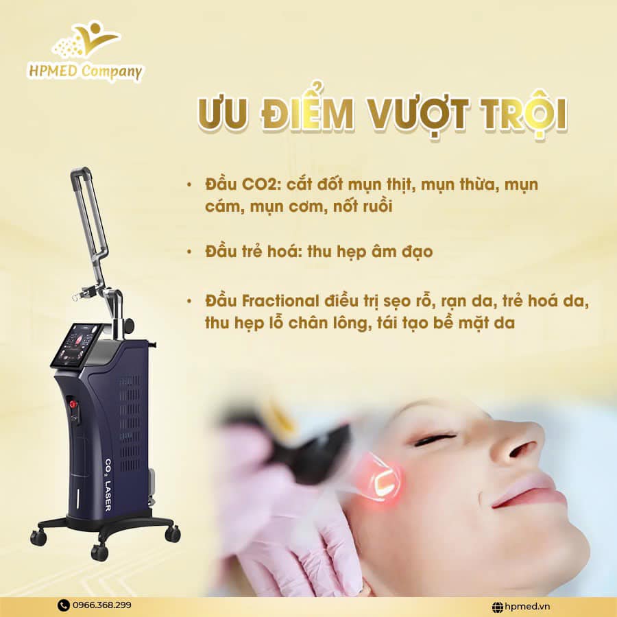 Ưu Điểm Máy Laser Co2 Fractional Harmoni RF