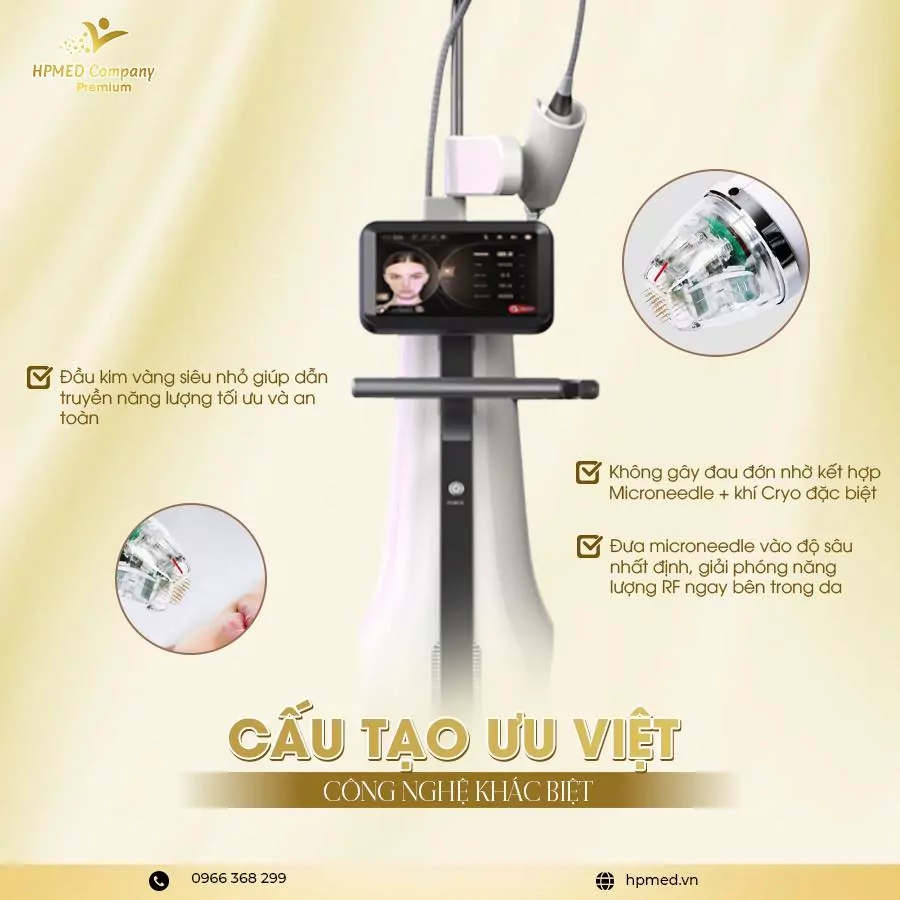 Máy trị sẹo RF vi điểm Eladerm Hàn Quốc