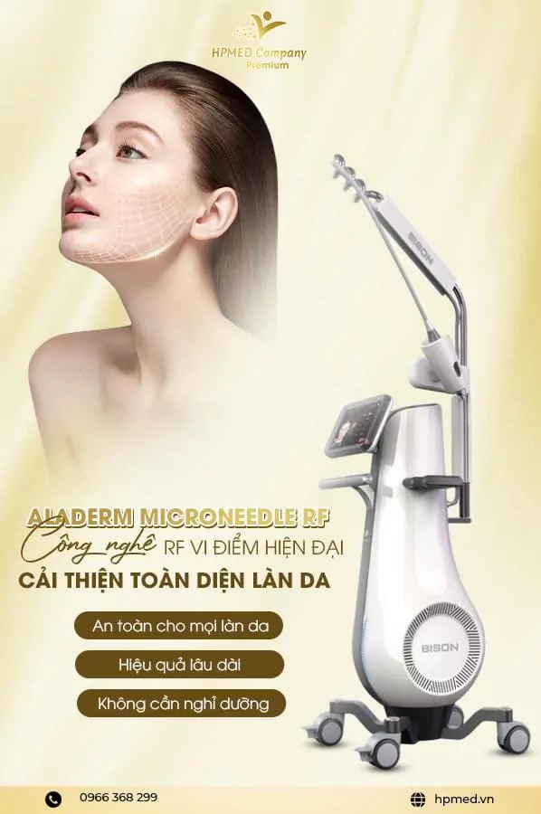 Máy Rf Vi Điểm Eladerm Bison Hàn Quốc