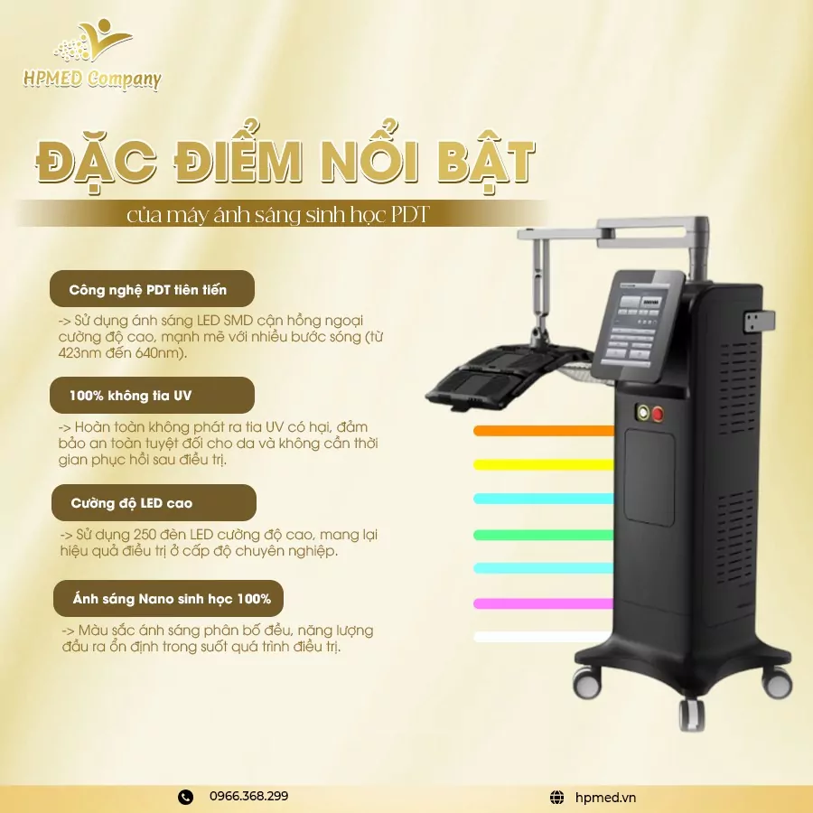 Máy Ánh Sáng Sinh Học PDT ADSS – Giải Pháp Chăm Sóc Da Công Nghệ LED Đa Bước Sóng