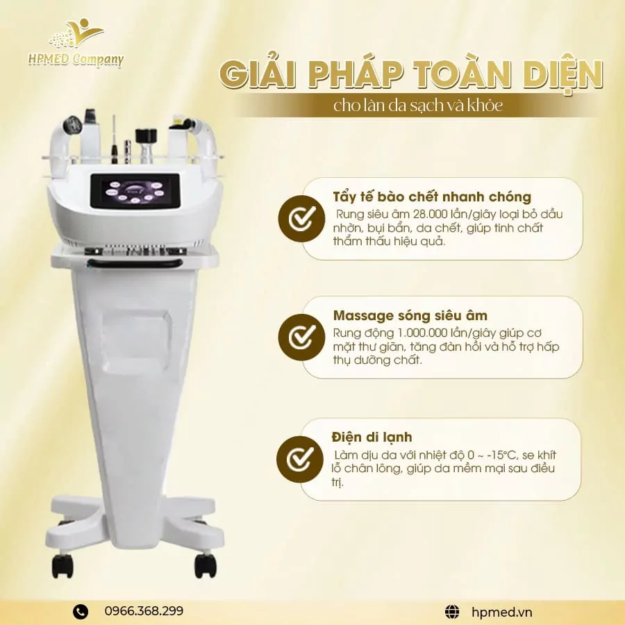 Máy Điện Di Care 7 Hàn Quốc Cao Cấp