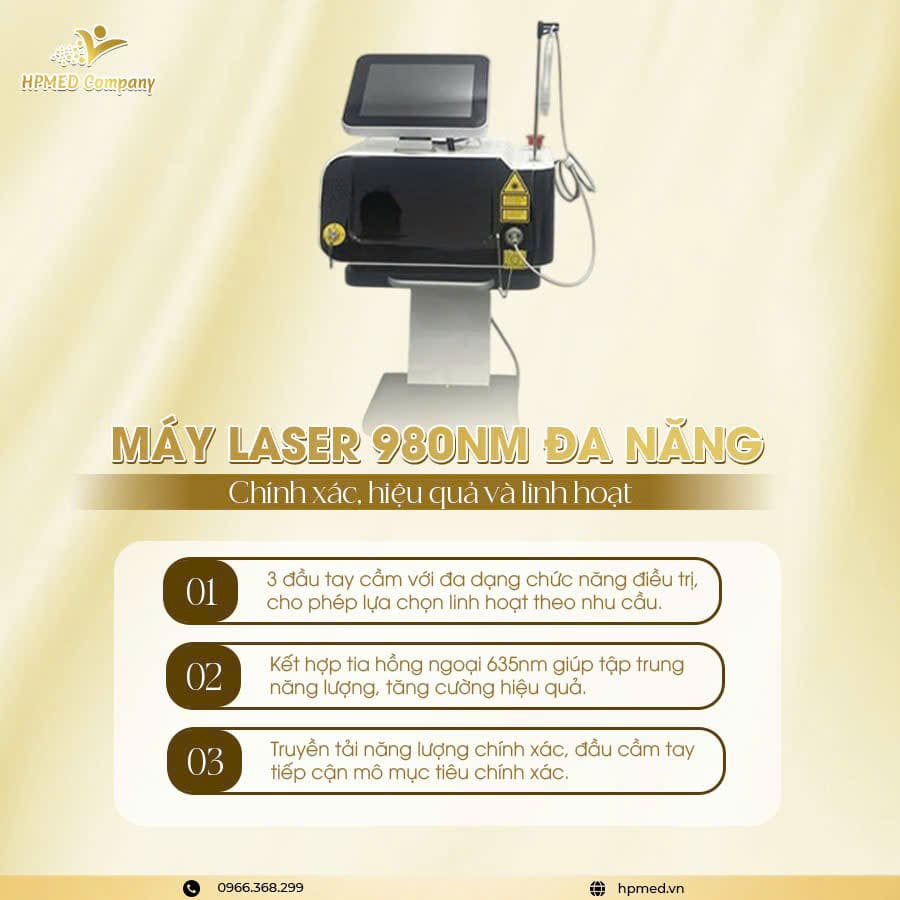 Máu Diode Laser 980nm Điều Trị Giãn Mao Mạch