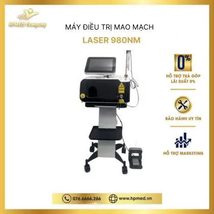 Máy Laser 980nm HPmed: Giải pháp tối ưu cho điều trị giãn mao mạch