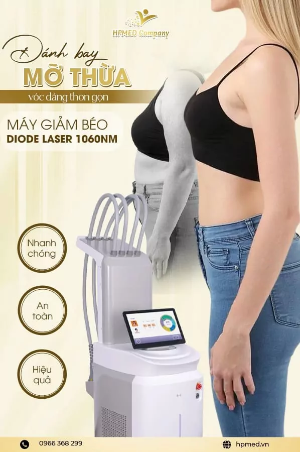 Máy Giảm Béo Diode Laser 1060 Bilen Cao Cấp
