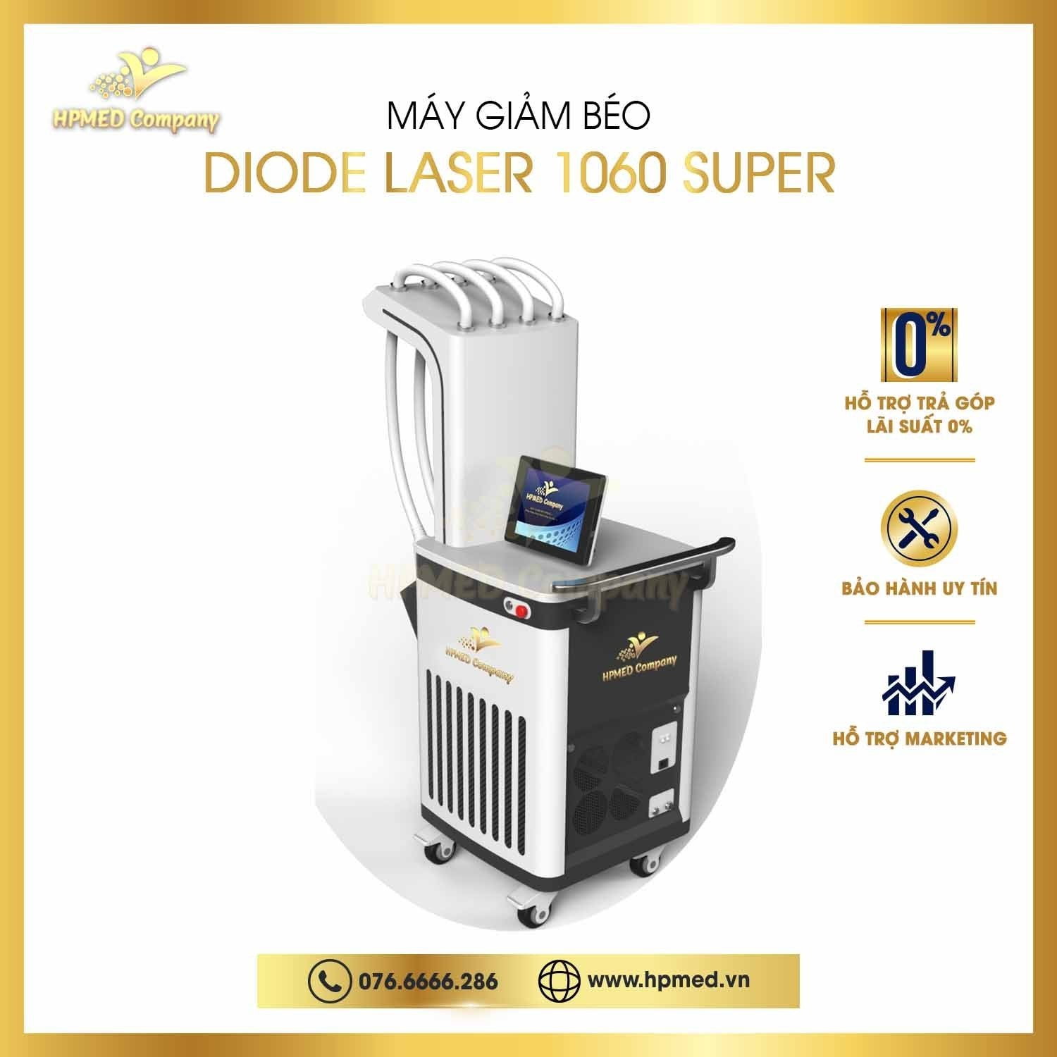 Máy Giảm Béo Super Laser Diode Laser 1060 | Cao Cấp Bắc Kinh