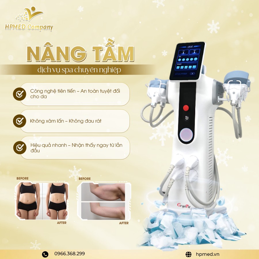 Máy Giảm Béo Quang Đông 360 Cryolipolysis 💎 Giải Pháp Làm Gọn Vóc Dáng An Toàn Cho Spa Hiện Đại