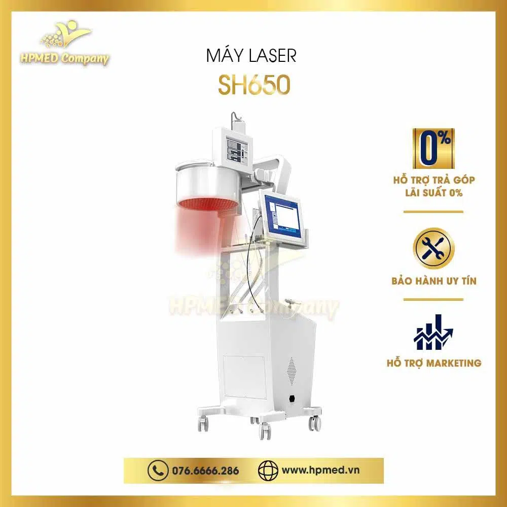Máy Mọc Tóc, Máy Kích Thích Mọc Tóc Bằng Laser SH650 Cao Cấp