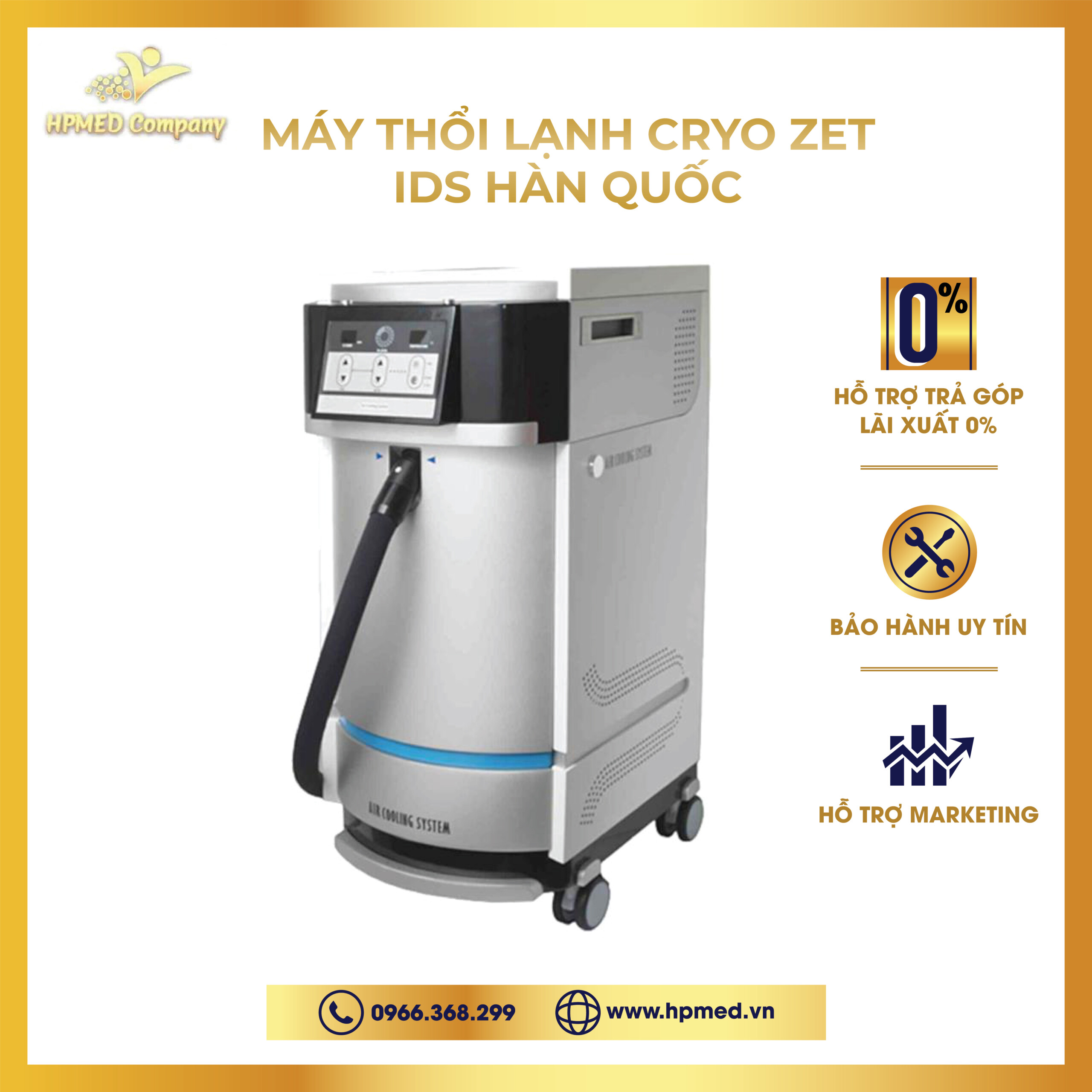 MÁY THỔI LẠNH CRYO ZET IDS HÀN QUỐC