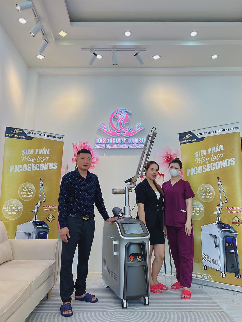 Máy Laser ND YAG Q-Switch SL-NY 602 Xóa Xăm Trị Nám