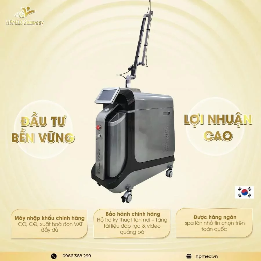 Máy Laser ND YAG QSwitch QMAX Hàn Quốc 💎 Công Nghệ Laser Thẩm Mỹ Hiện Đại 2025