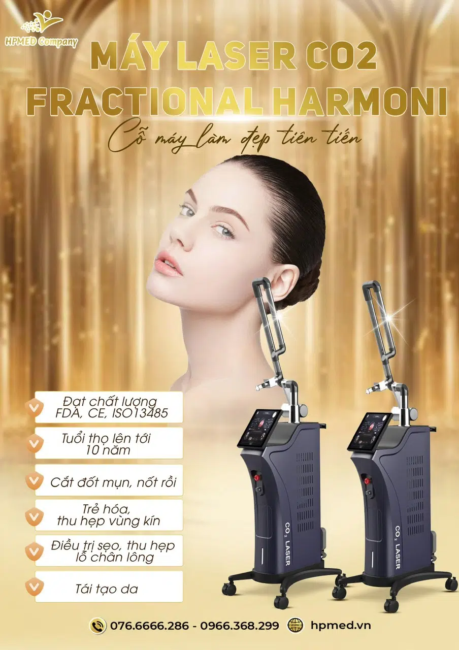 Máy Laser Co2 Fractional Harmoni Cao Cấp