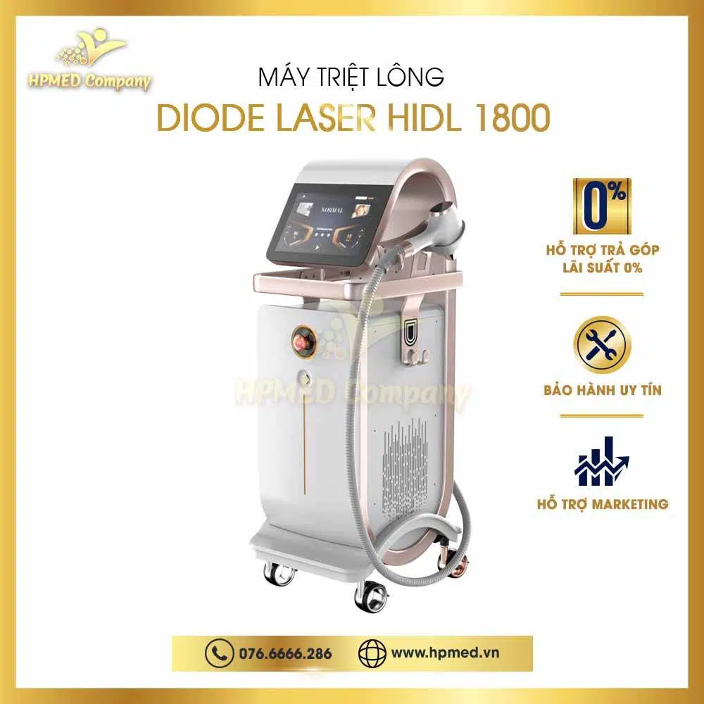 Máy Triệt Lông Diode Laser HIDL 1800 | Cao Cấp Bắc Kinh