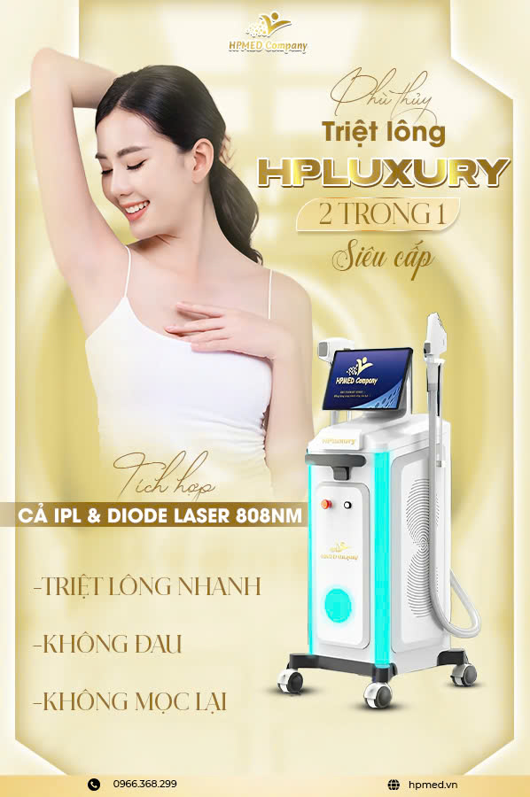 Máy Triệt Lông HPLUXURY 💎 Bước Tiến Mới Của Công Nghệ AI Trong Thẩm Mỹ Hiện Đại
