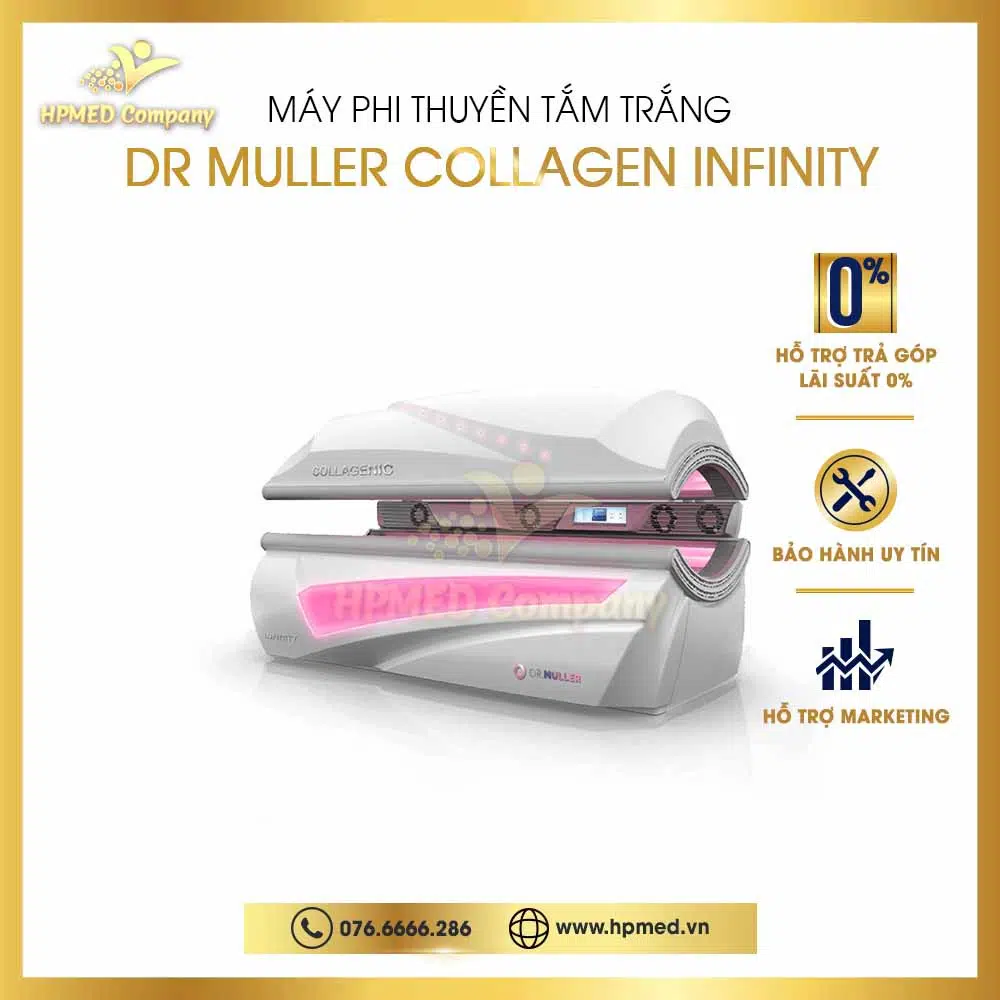 Máy Phi Thuyền Tắm Trắng Dr Muller INFINITY Cao Cấp