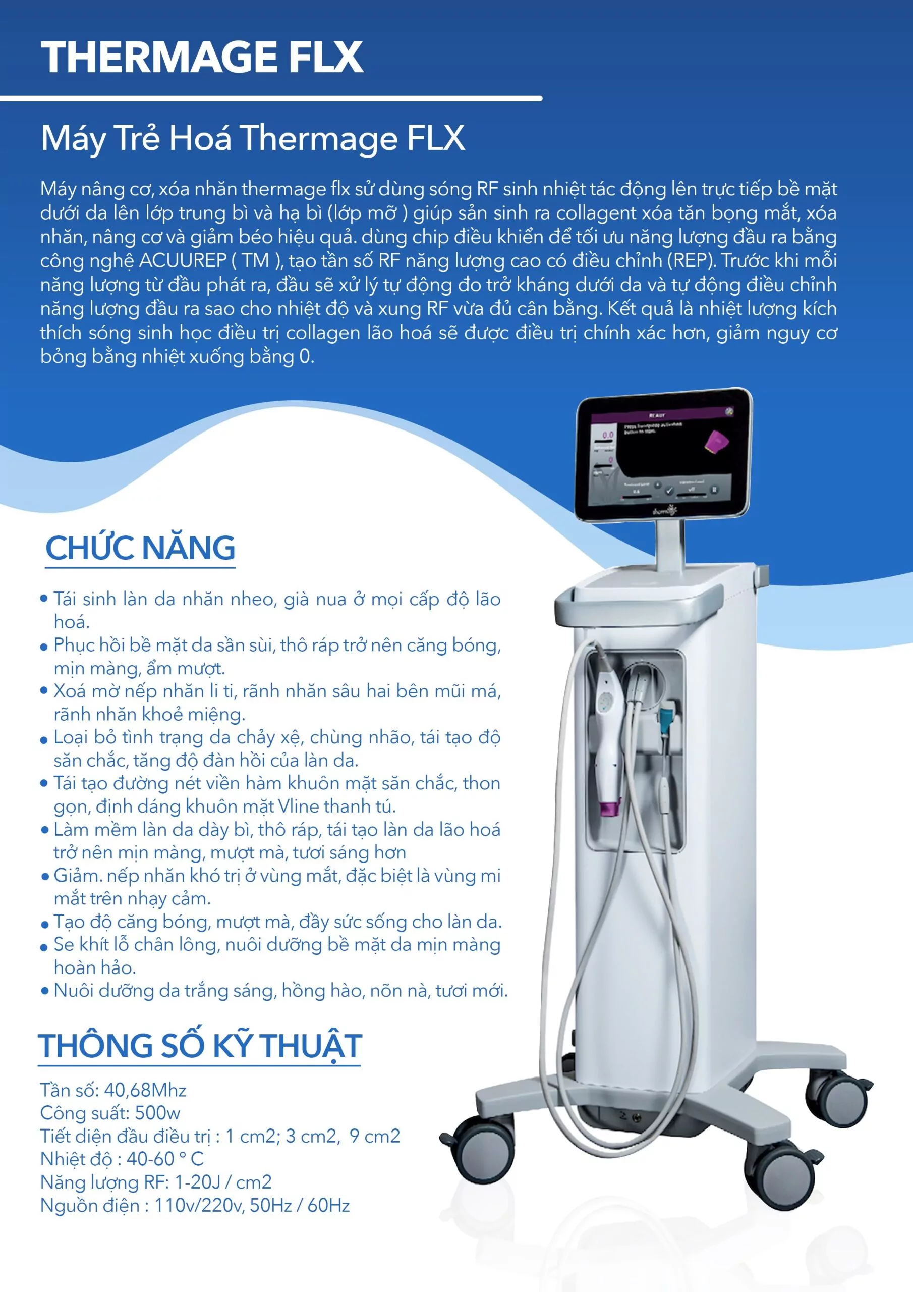 Dịch Vụ Sửa Máy Thermage FLX Chuyên Nghiệp, Chi Phí Cạnh Tranh