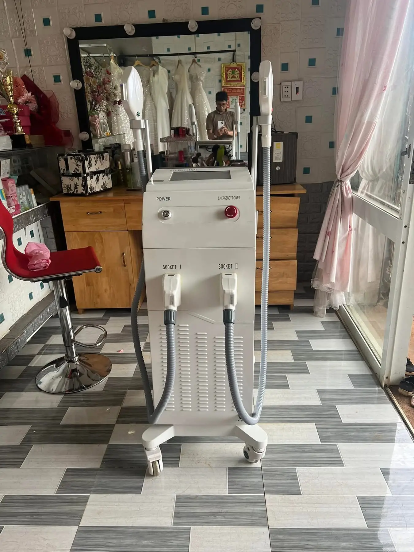 Sửa máy triệt lông thái bình