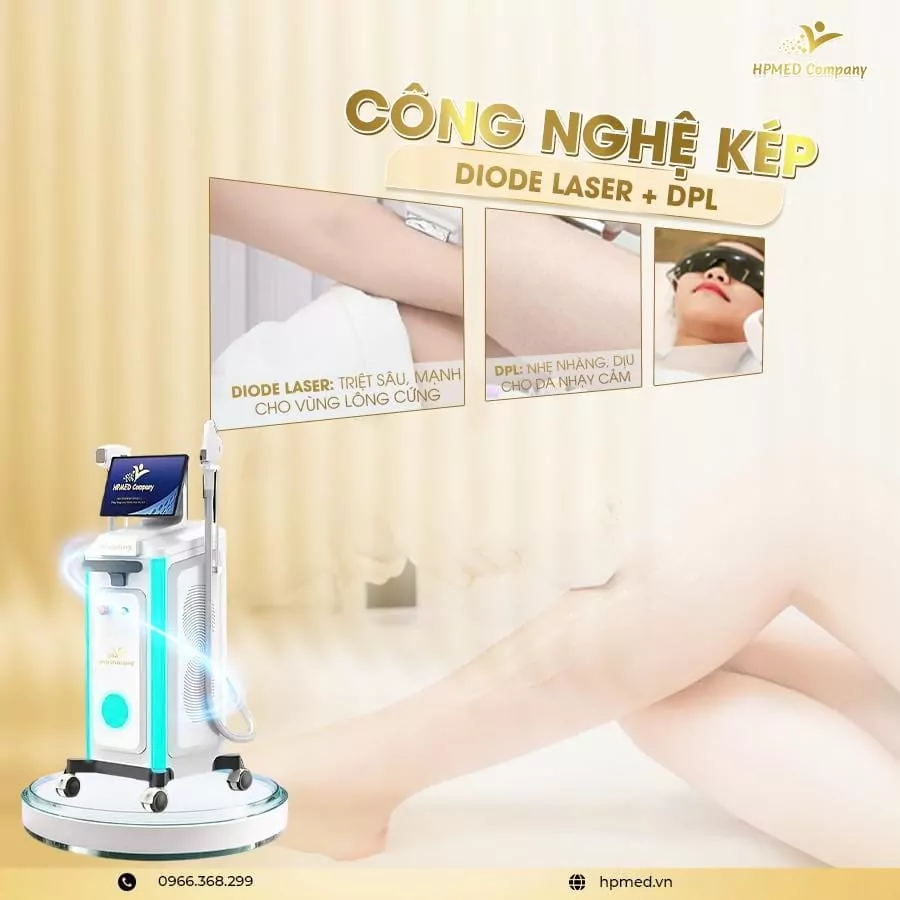 Máy Triệt Lông Lạnh HPLUXURY