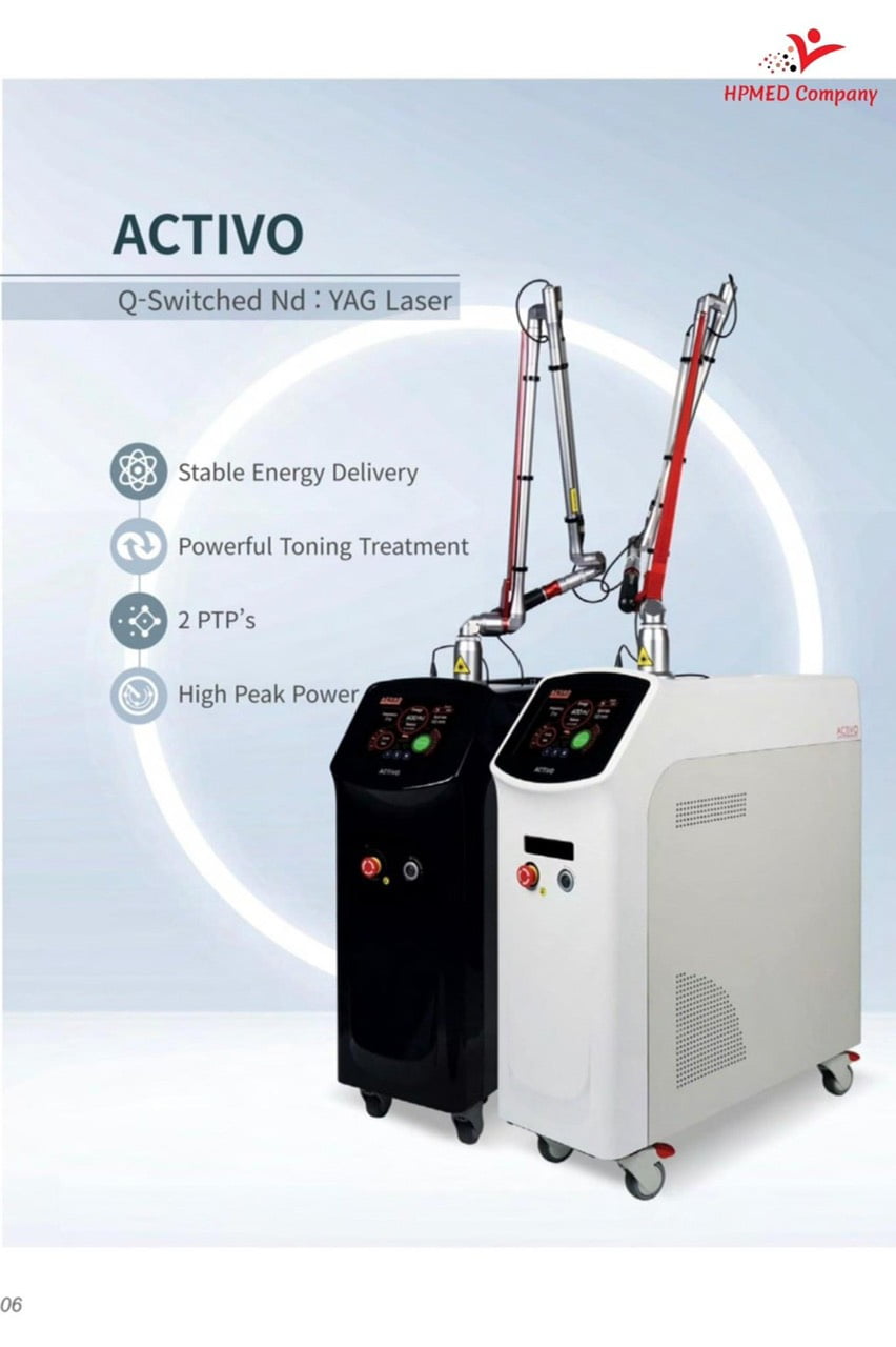 Máy Laser ACTIVO - Giải Pháp Xóa Xăm Trị Nám Hiện Đại Cho Spa Và Thẩm Mỹ Viện 2025