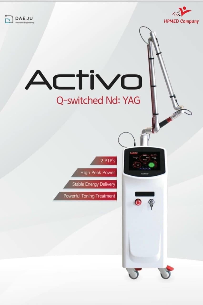 Máy Laser ACTIVO - Giải Pháp Xóa Xăm Trị Nám Hiện Đại Cho Spa Và Thẩm Mỹ Viện 2025