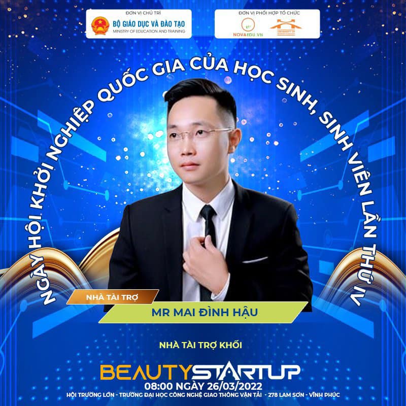 Ceo Mai Đình Hậu - Đại Diện HPmed - Tham Dự Sự Kiện SV Starup Khởi Nghiệp Nghàn Làm Đẹp Cho Học Sinh Sinh Viên Do Bộ Giáo Dục Tổ Chức - 15