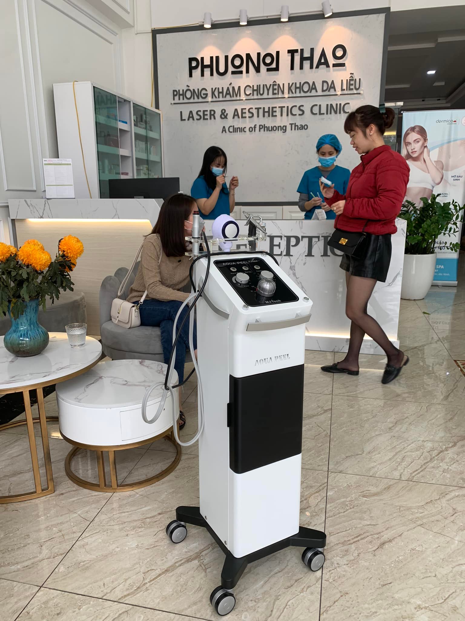 Chuyển giao máy Aqua Peel Hàn Quốc ✅ | Phòng khám Da liễu Phương Thảo Từ Sơn, Bắc Ninh 2 chuyển giao máy chăm sóc da auqa peel hàn quốc cho phòng khám da liễu Phương Thảo Tại Từ Sơn Bắc Ninh - 02