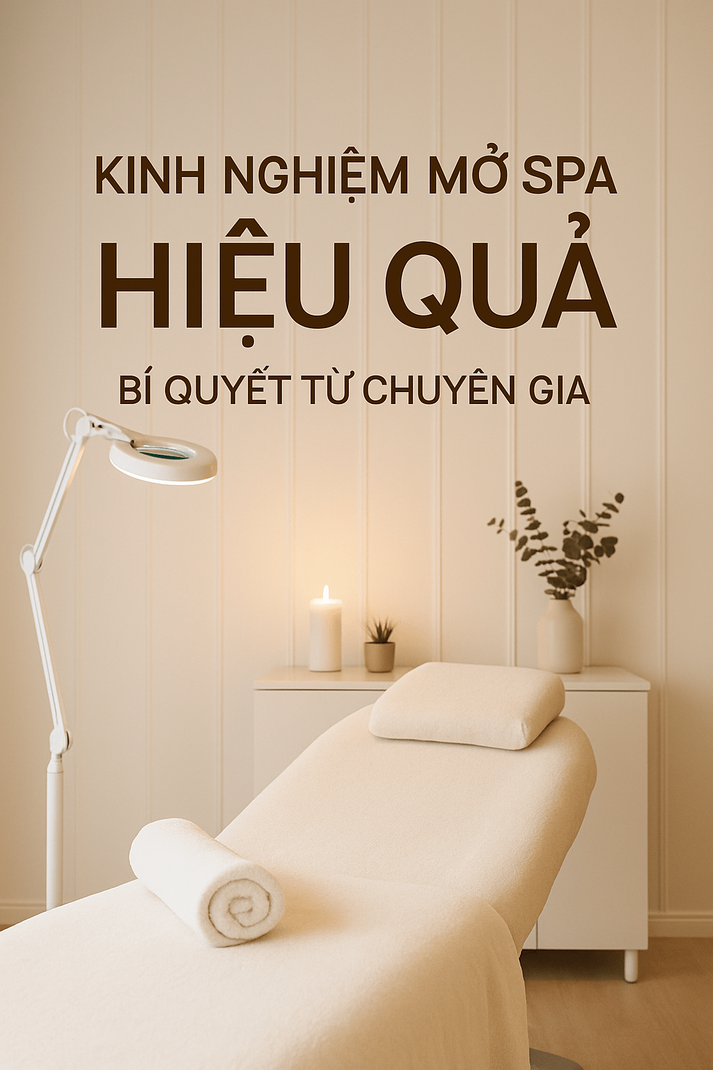 KINH NGHIỆM MỞ SPA HIỆU QUẢ