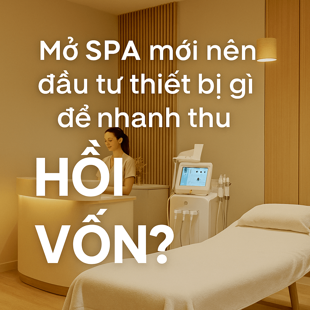 Mở Spa Mới Nên Đầu Tư Thiết Bị Gì Để Nhanh Thu Hồi Vốn