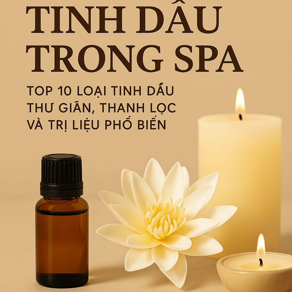 Top 10 Tinh Dầu Trong Spa Hay Sử Dụng
