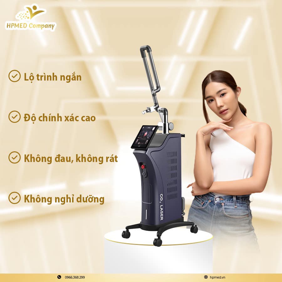 Máy Laser Co2 Fractional Harmoni RF