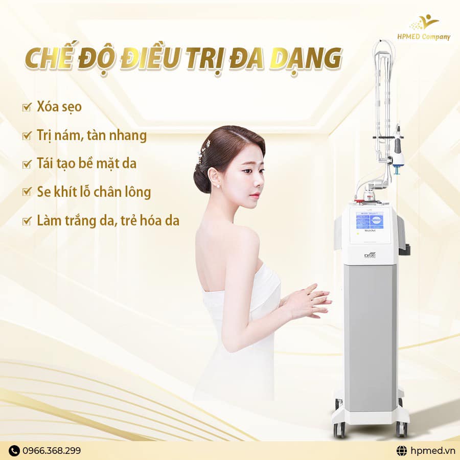Máy Laser Co2 Fractional Multixel Hàn Quốc
