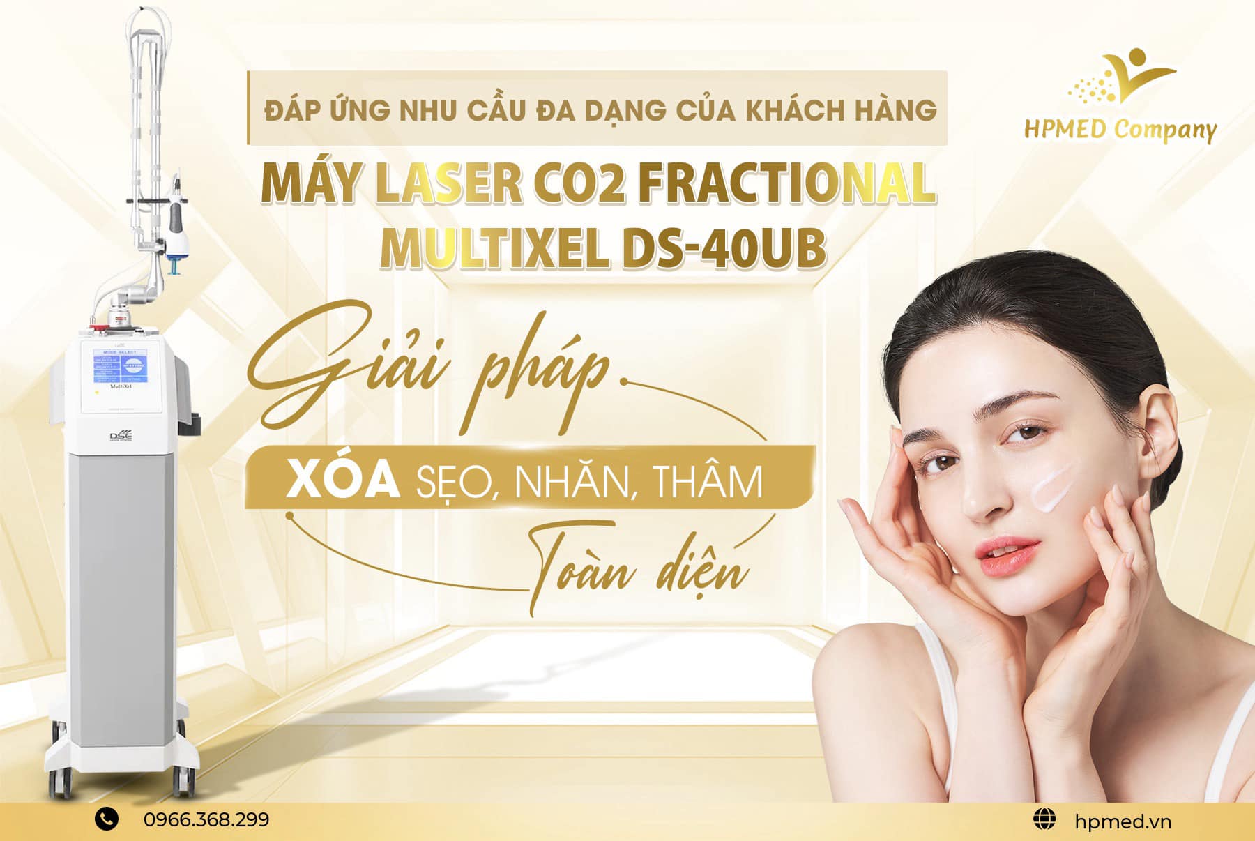 Máy Laser Co2 Fractional Multixel Hàn Quốc