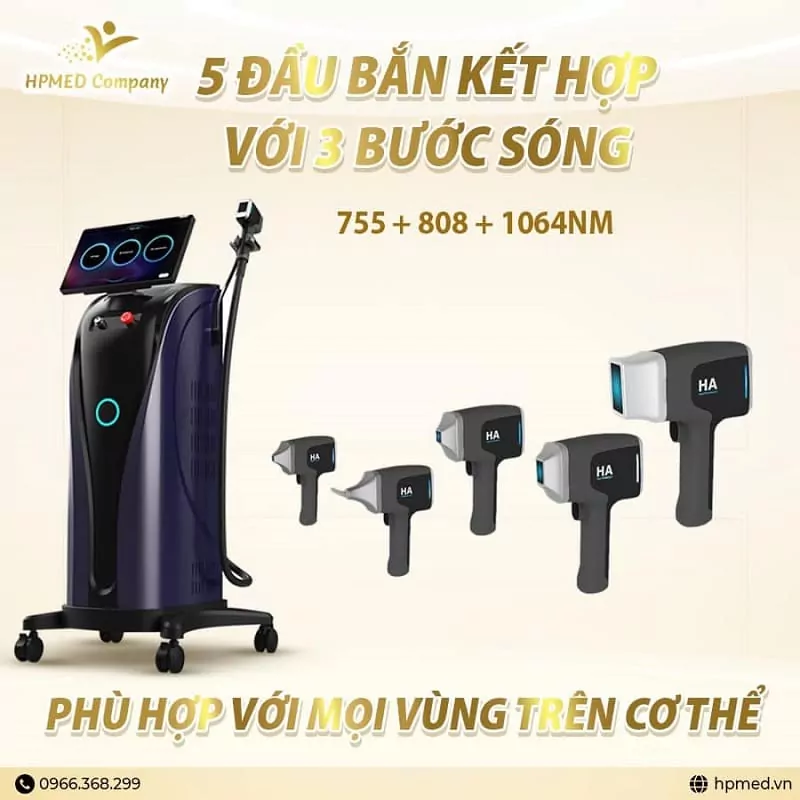 Máy Triệt Lông Diode Laser Cao Cấp