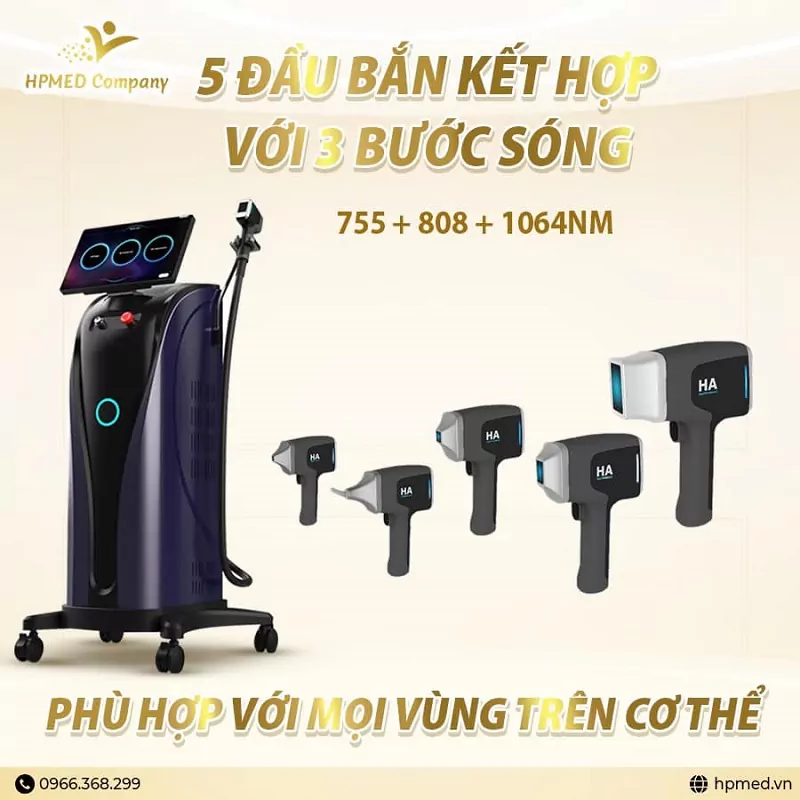 Máy Triệt lông Diode Laser Senera