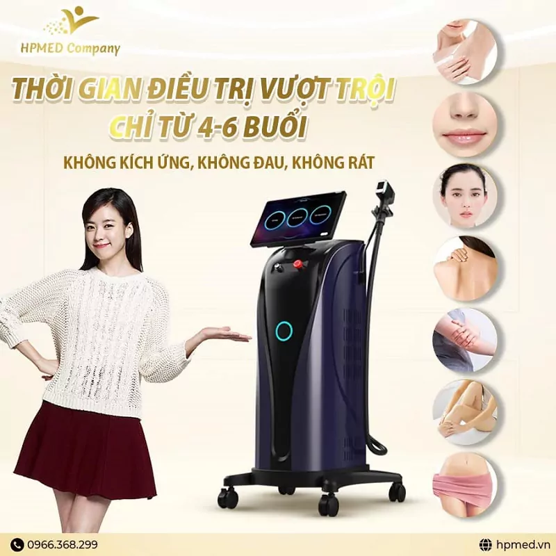 Máy Triệt lông Diode Laser Senera