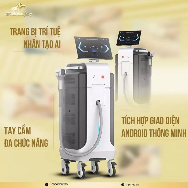 Máy Triệt Lông Diode Laser Cao Cấp