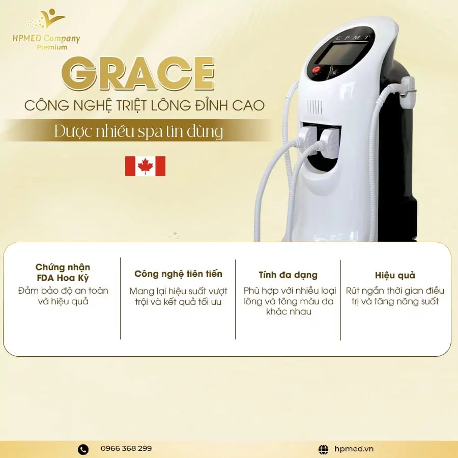 Máy Triệt Lông Diode Laser Cao Cấp