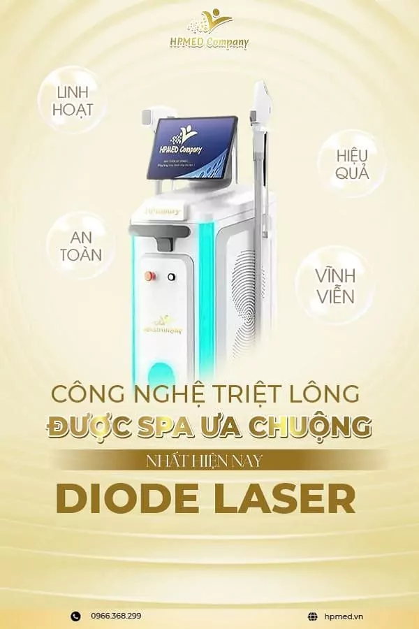 Máy Triệt Lông Spa Cao Cấp HPmed