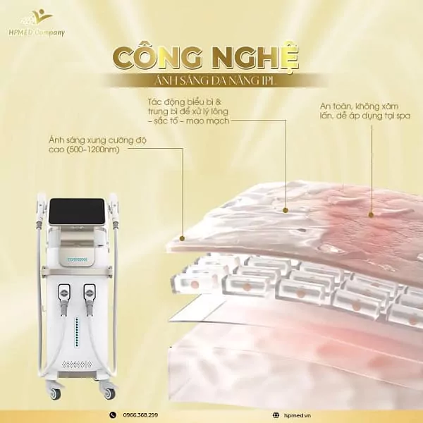 Máy Triệt Lông Spa Cao Cấp HPmed