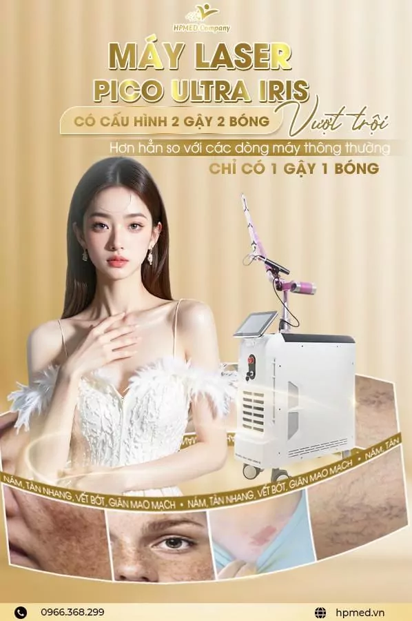 Máy Xóa Xăm Laser Pico Ultra Iris